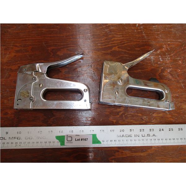 (2) Hand staplers