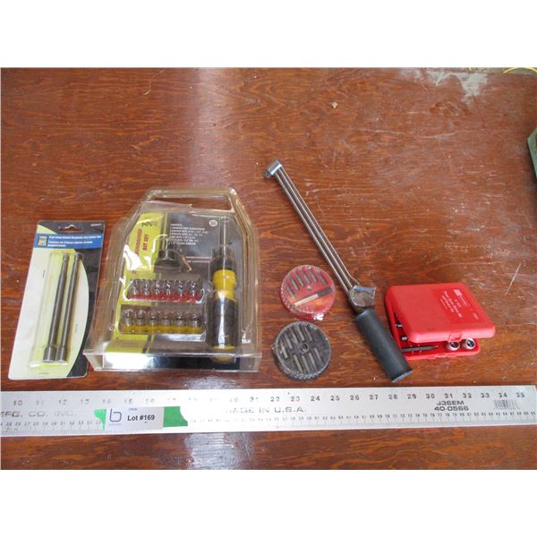 29pcs screwdriver bit set, nut setter set, misc
