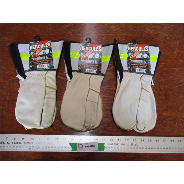 3X THE BID PRICE - Hercules work gloves - Large