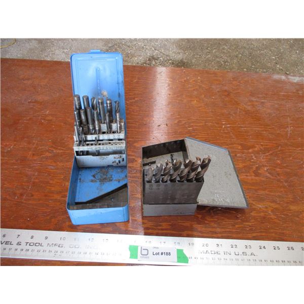 (2) partial drill bits sets