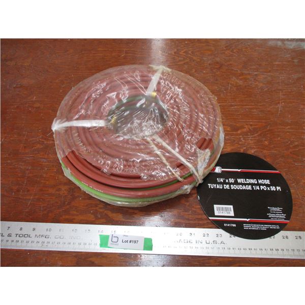 1/4 x 50 welding hose - NOS