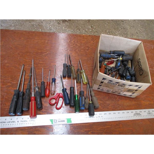 lot of screwdrivers