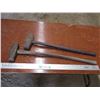 Image 1 : (2) Sledge hammers, 1 with steel handle