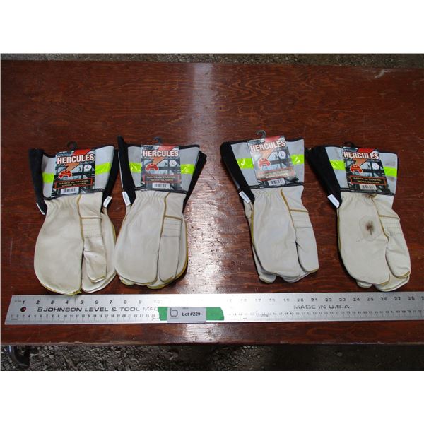 2X THE BID PRICE - Hercules work glove - size L