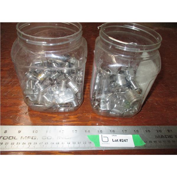(2) Containers filled with sockets - Metric