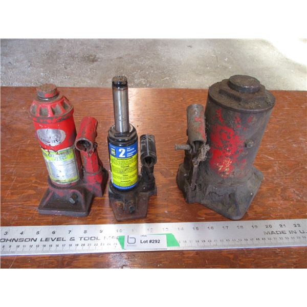 (3) bottle jacks, no handles