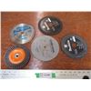Image 1 : wire brush, saw blades, cut off discs