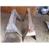 Image 6 : (2) Saw Horses with 4x8 plywood (3/8 thick)