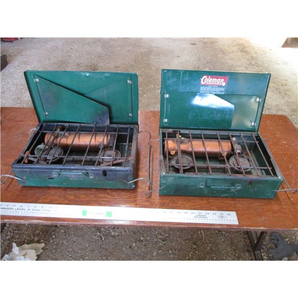 (2) Coleman camp stoves