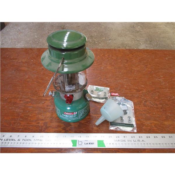 Coleman easilite (2) lantern mantles, funnel