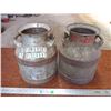 Image 1 : (2) 5 gal cream can - no lids