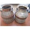 Image 3 : (2) 5 gal cream can - no lids