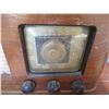 Image 3 : Crosley wooden box radio with misc frames