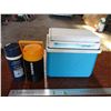 Image 1 : Coleman 18 cooler + misc thermos
