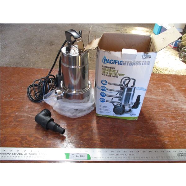 Submersible dirty water pump - new 5" 1 HP