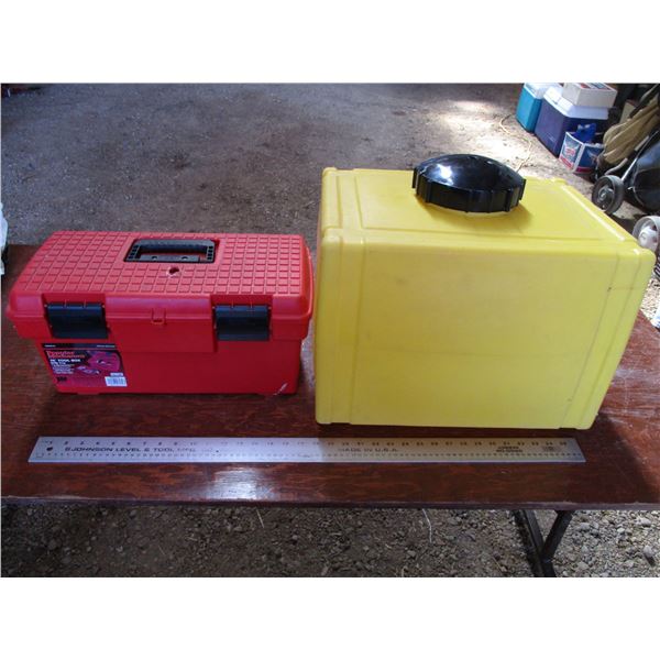 55 litre tank with tool box