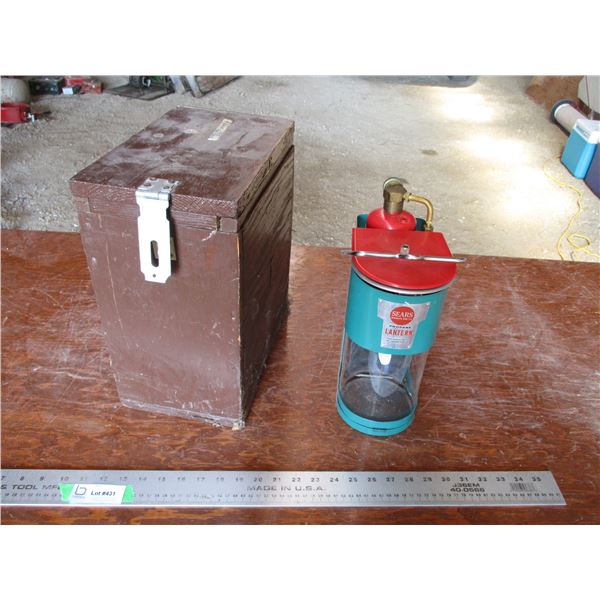 Sears propane lantern with box