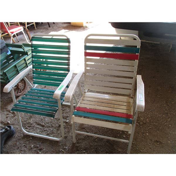 2X THE BID PRICE - vintage lawn chairs
