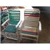 Image 1 : 2X THE BID PRICE - vintage lawn chairs