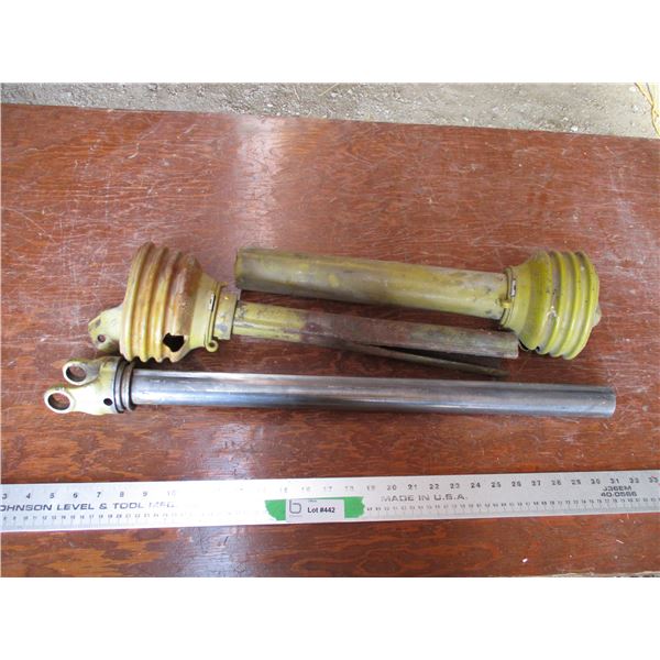 PTO shafts (yellow)