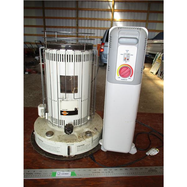 Kero-sun heater with lakewood oil heater (cannot ship)