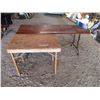 Image 1 : (2) tables - 6ft 30" + small table