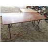 Image 2 : (2) tables - 6ft 30" + small table
