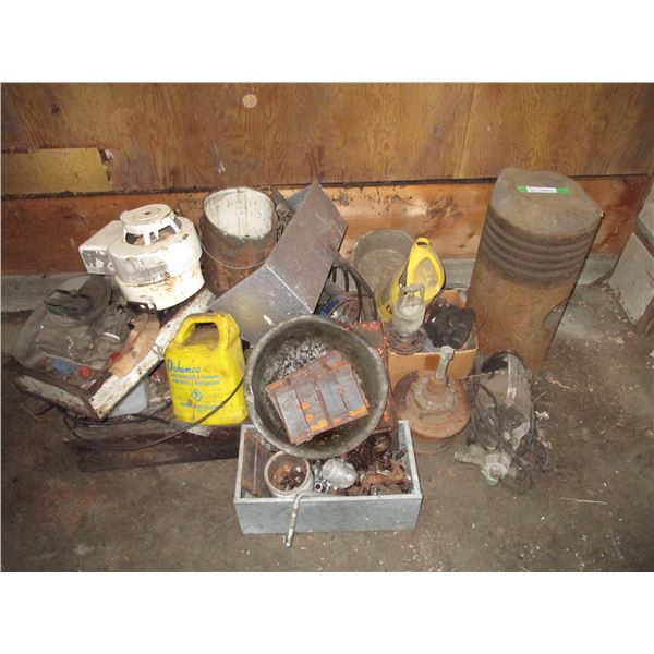 Large piston, misc pile - all contents shown