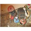 Image 2 : black hose, hose clamp, grease tubes, floor scraper, all contents
