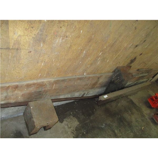 Rail 66" long - 8x8 hamming piece bar