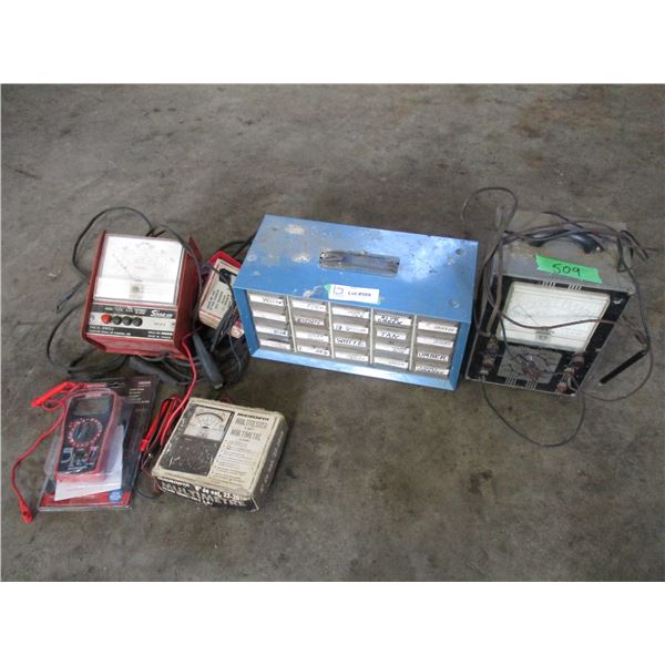 Snap-on Tach-dwell MT816 + Organizer + other testers