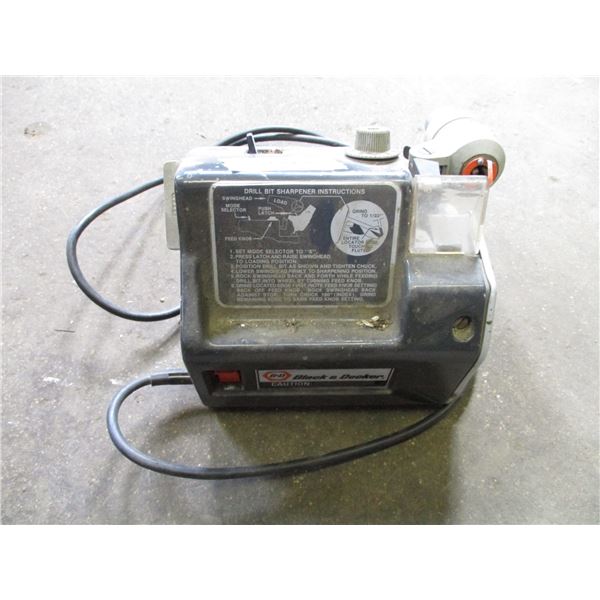 Black & Decker drill bit sharpener