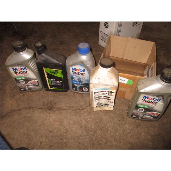 (5) 1L oil - various