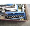 Image 3 : Socket set, chain wrench, filter wrench, misc