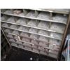 Image 5 : 3X THE BID PRICE - Metal wall bins + contents