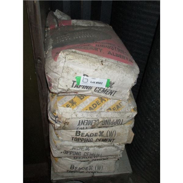 (6) topping cement bags