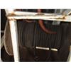 Image 5 : (3) stools Hdy hose with misc hose plus metal stand - 72" long