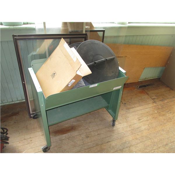 32x21 moving cart with plywood, tank lids + windows