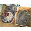 Image 3 : (3) boxes - cables, wires, misc