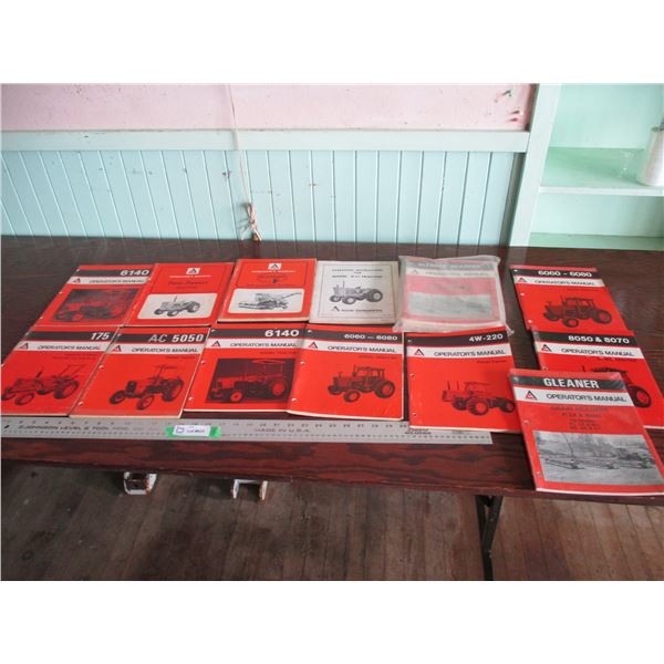 (13) Allis chalmers operators manuals