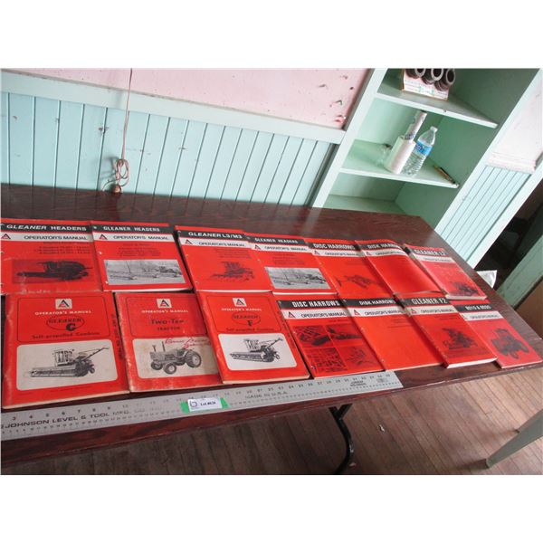 (14) Allis Chalmers Operators manuals
