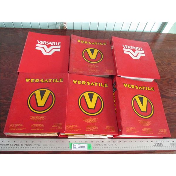 (6) Versatile parts manuals