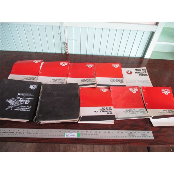 (6) Versatile parts manuals