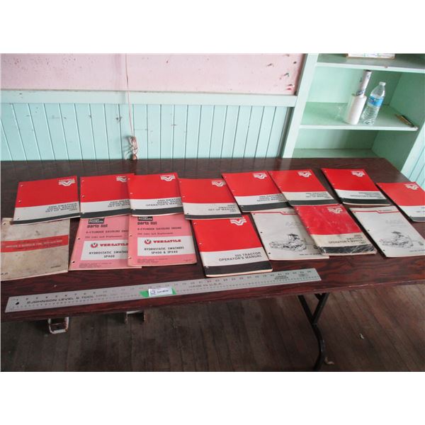 (15) Versatile parts manuals