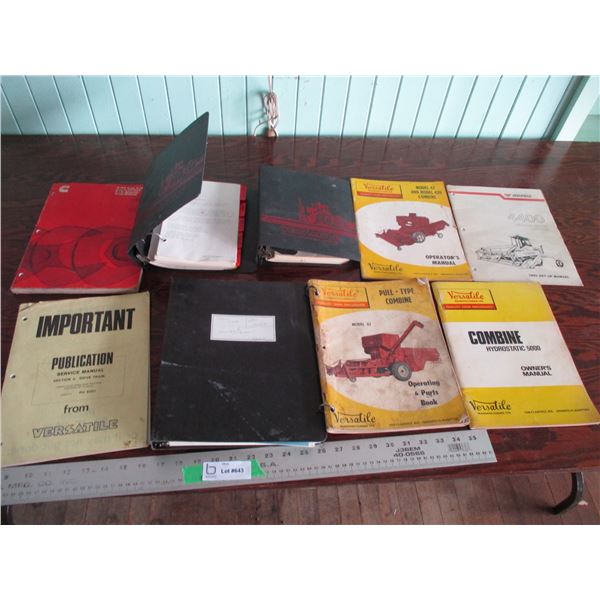 (8) Versatile service manuals