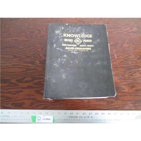 Allis Chalmers knowledge booklet