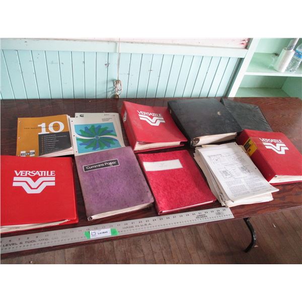 Parts manuals - mixed lot