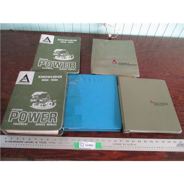 (5) Allis chalmers service manuals