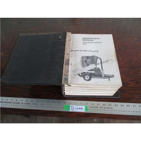 New Holland operators manual