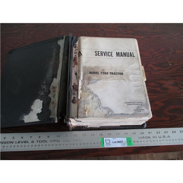 Allis Chalmers Service Manual Model 7580 tractor